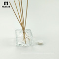 high quality square aroma perfume container empty reed diffuser glass bottle